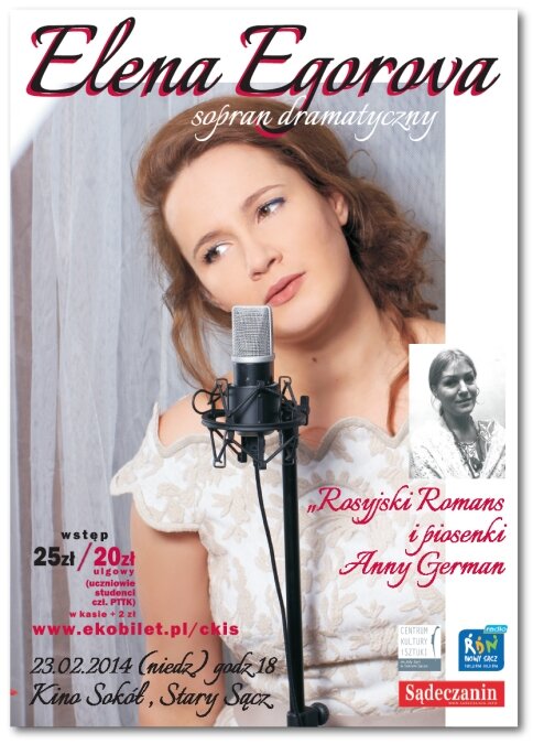 Koncert Eleny Egorovej'Historia Romansu Rosyjskiego' - Powiksz